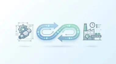 CAD design to MES synchronization: automated instant updates for real-time production changes.