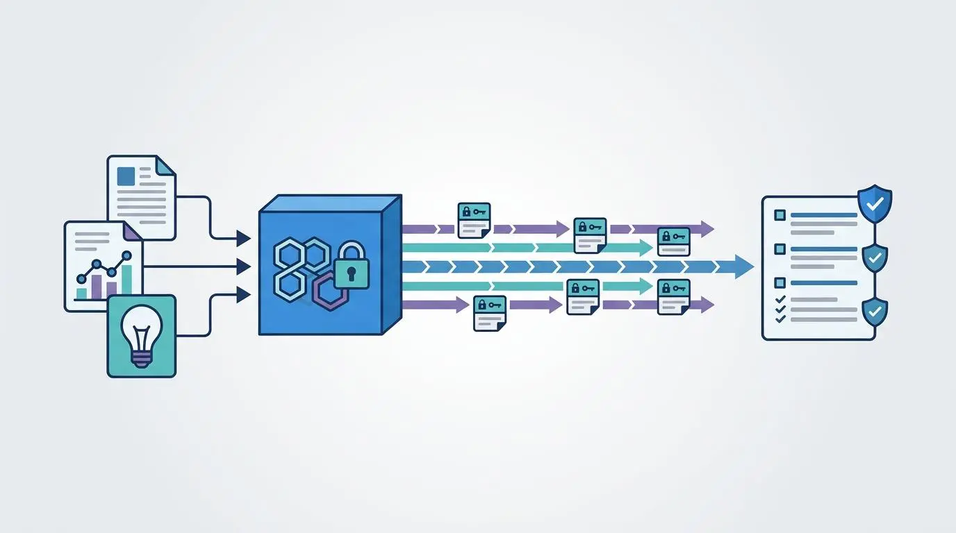 Cryptographic provenance headers securing automated citation pipelines for content authority evaluation.