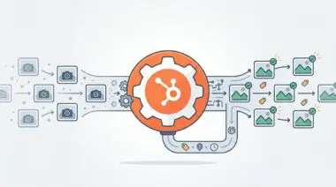 Automated image EXIF metadata injection into HubSpot workflows for enhanced SEO.