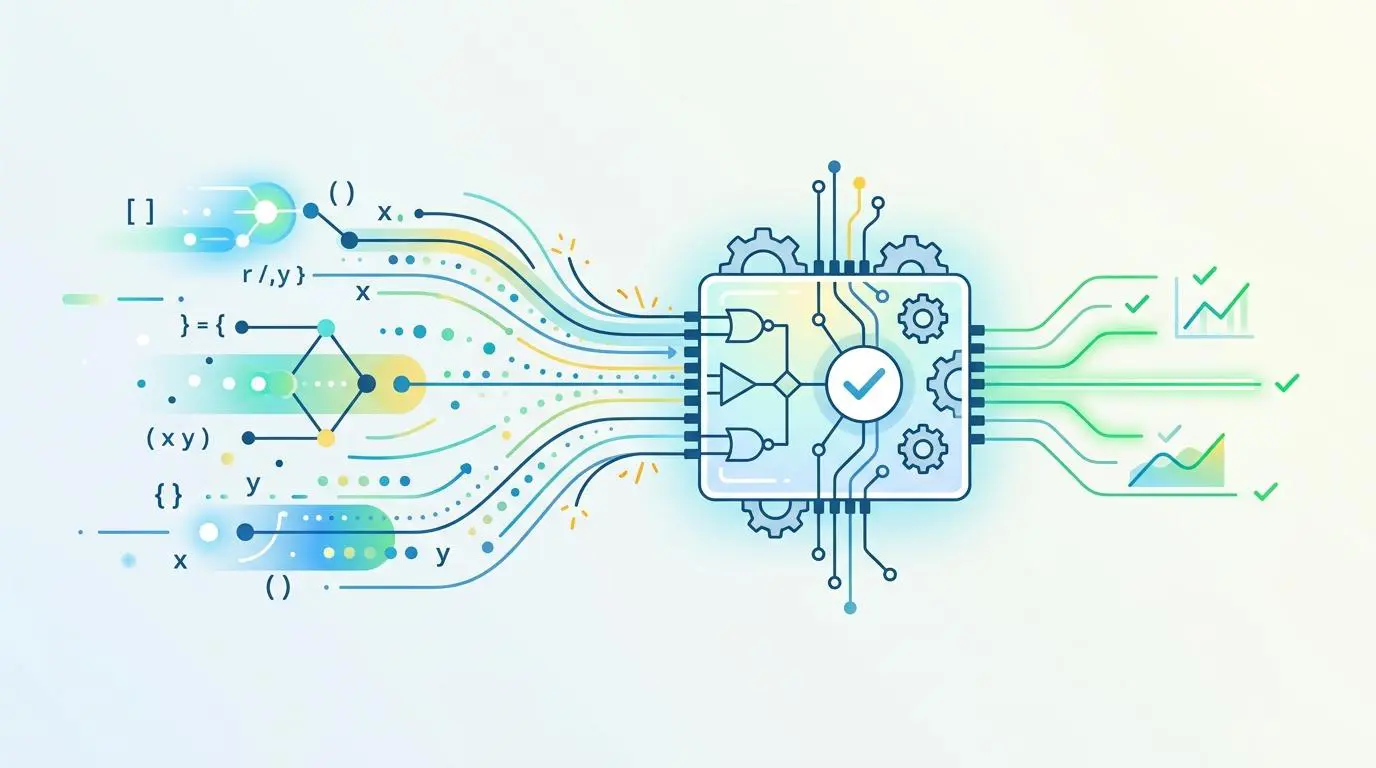 AI-driven chip processing data streams for automated instant generation of synthetic test data with real-time deployment.