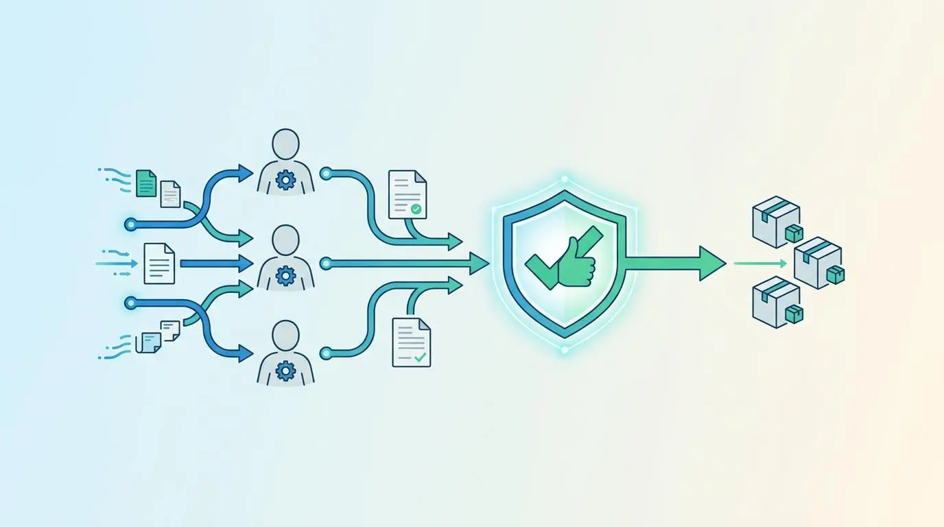 Autonomous procurement agents process data for validated, high-confidence supply chain reorders.