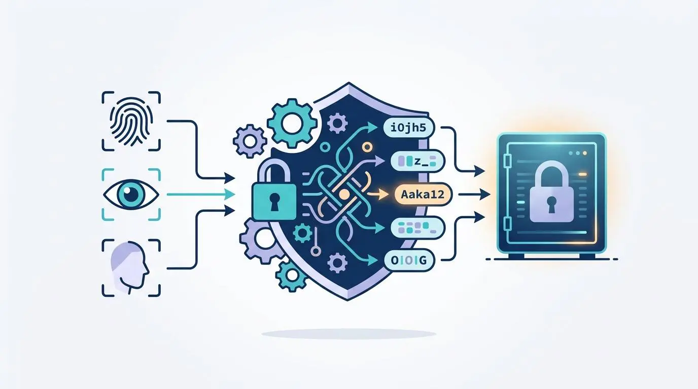 Biometric hashing secures sensitive data for instant proof-of-delivery document generation.