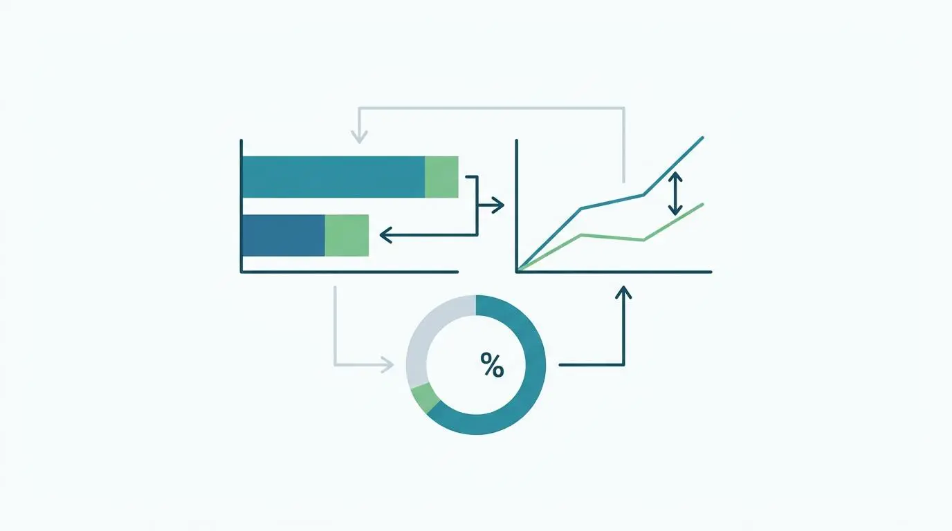 Performance dashboard illustrating citation gap data analysis for AI search strategies.