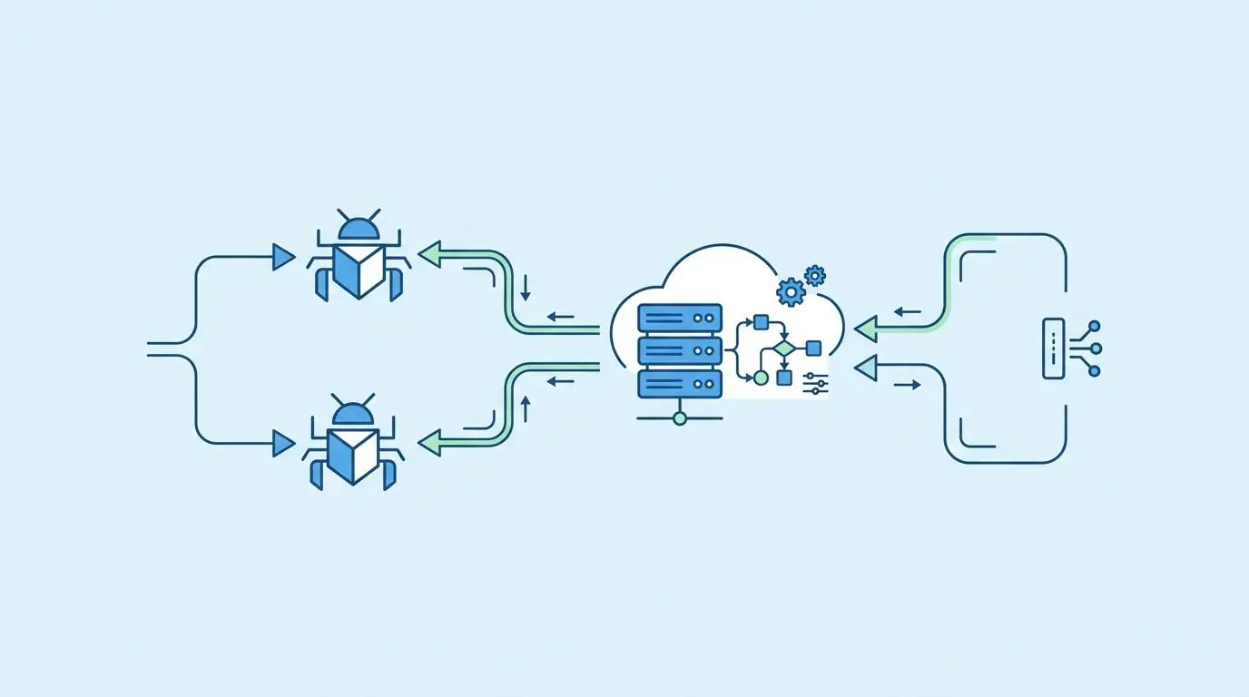 Dual bot crawlers configuring server directives for ChatGPT search optimization.