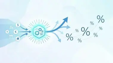 Automated engine processing financial data and adjusting dynamic interest rates.