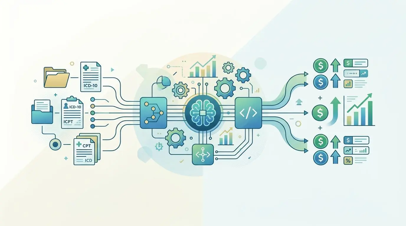 Automated revenue cycle intelligence coding algorithms for EHR/EMR systems.