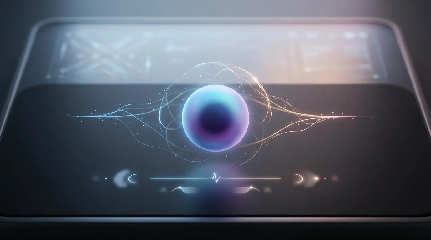 Digital interface visualizing emotional AI in the future of CX management.