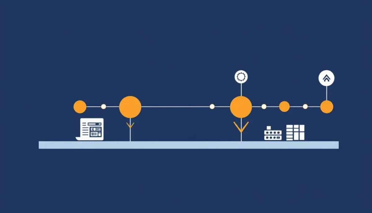 Streamlined customer data integration in a modern CRM platform with interconnected nodes.