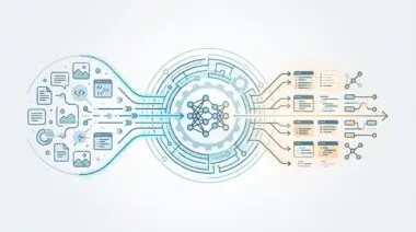 AI content creation: Generative engine optimization processing data for machine parsable content.
