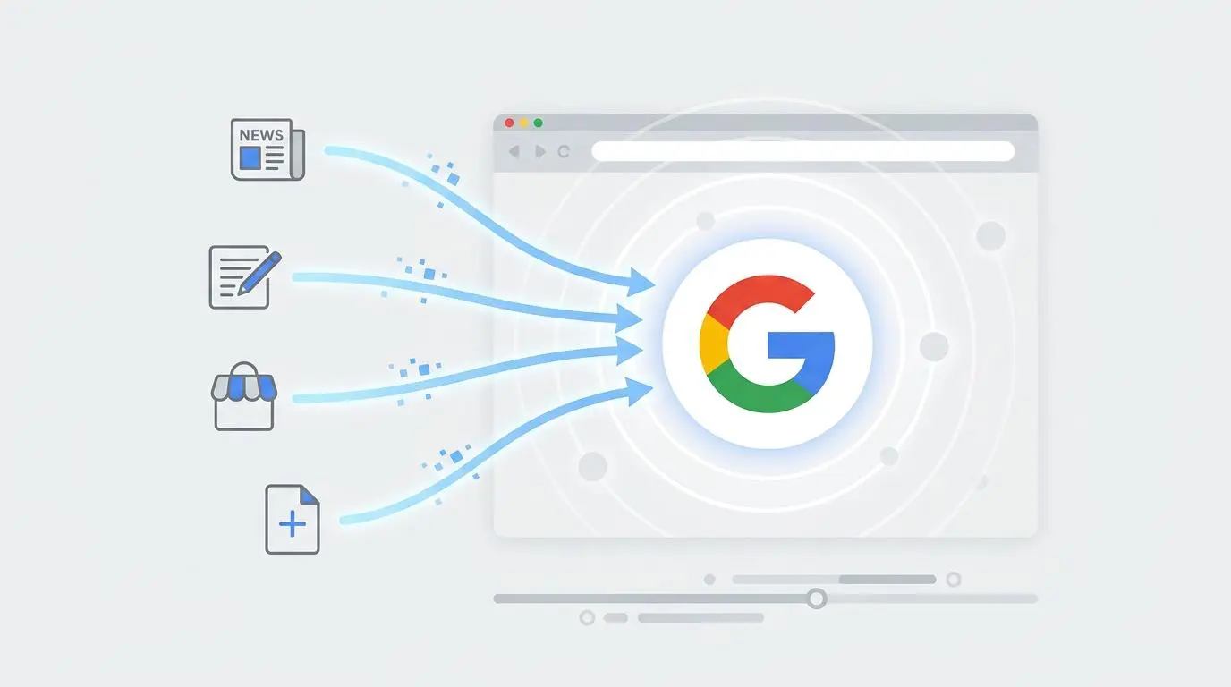 Google Search Indexing API triggers for news, articles, and products with real-time updates.