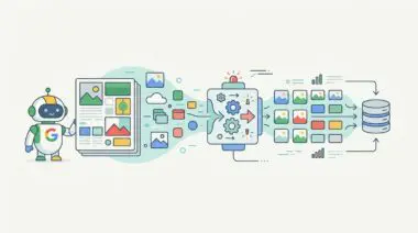 Googlebot-Image illustration showing server overload from dynamic image resizing URLs.