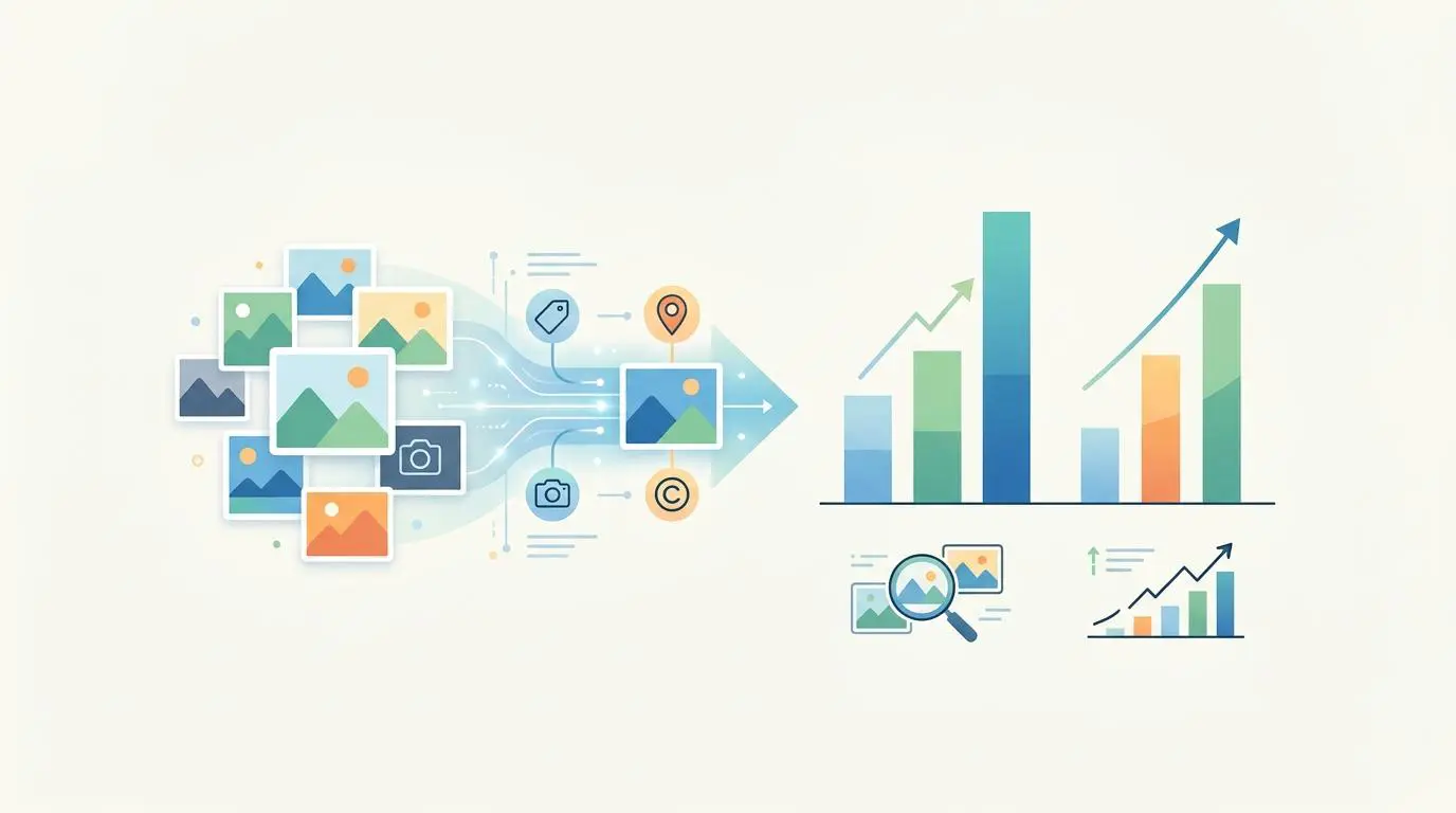 Statistical impact of automated IPTC metadata injection on image SEO and E-E-A-T.