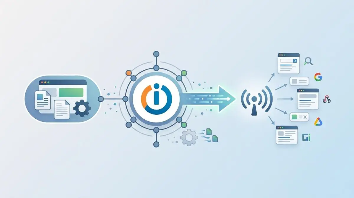 Automated IndexNow API integration via Make webhooks for WordPress updates.