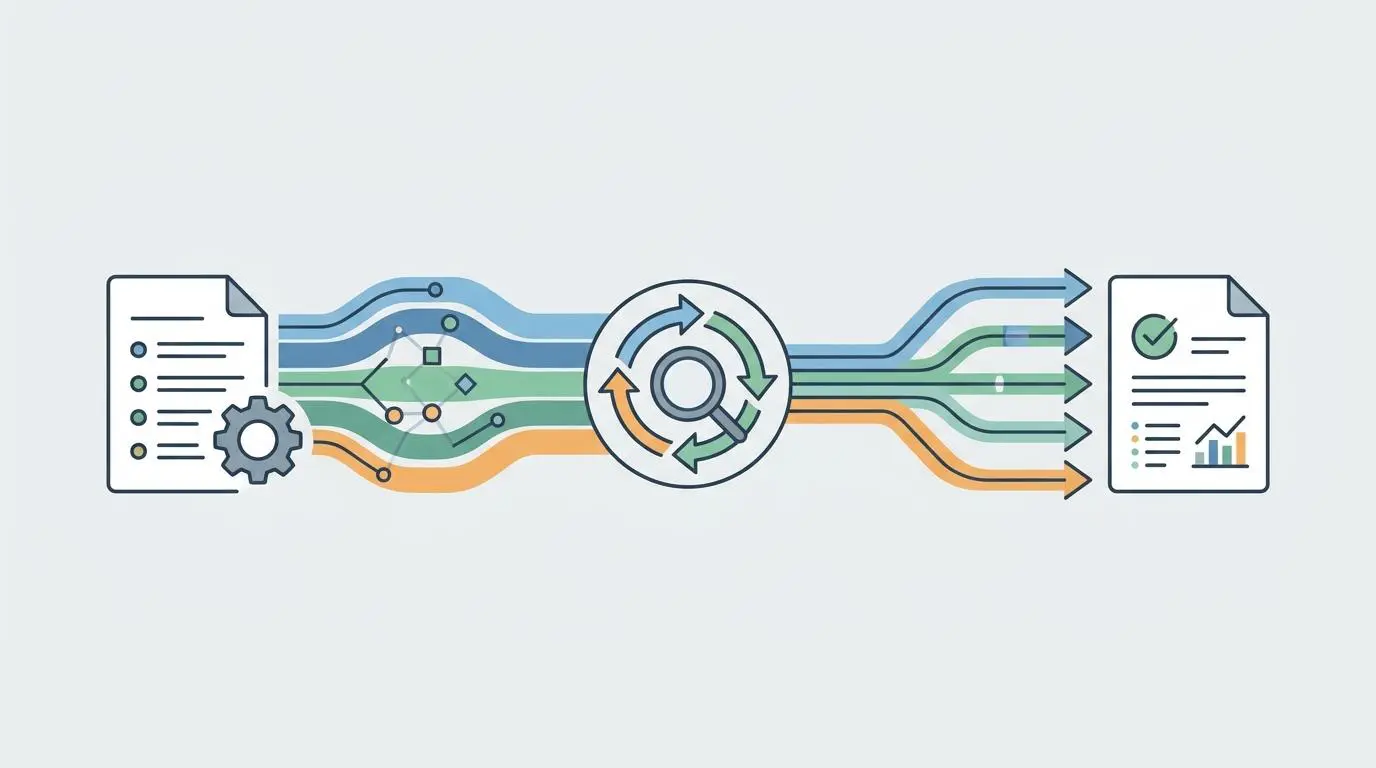 Workflow diagram illustrating semantic job description analysis for Greenhouse API extraction.