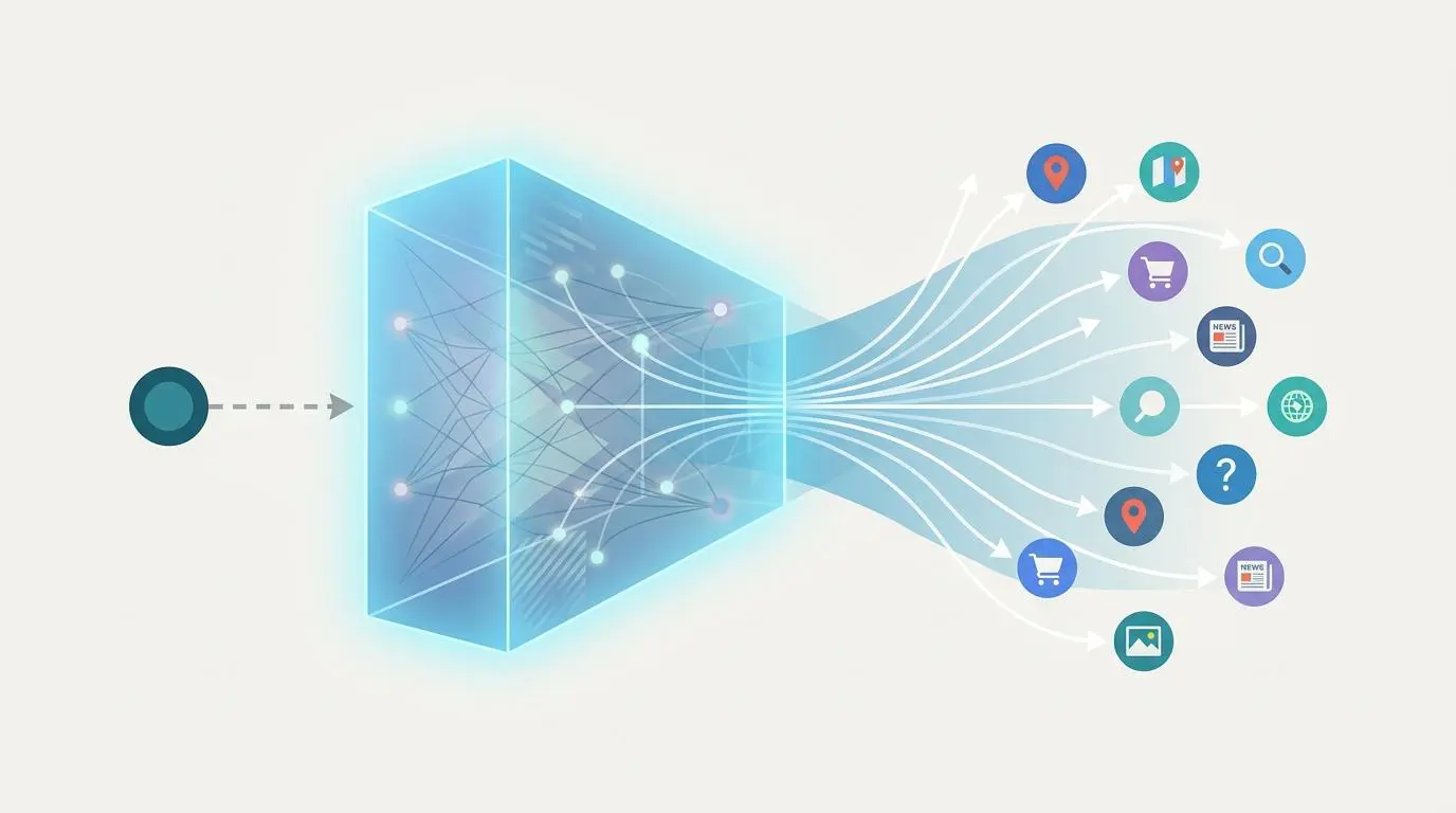 Latent fan out query expansion mapping for voice search trends and GEO.