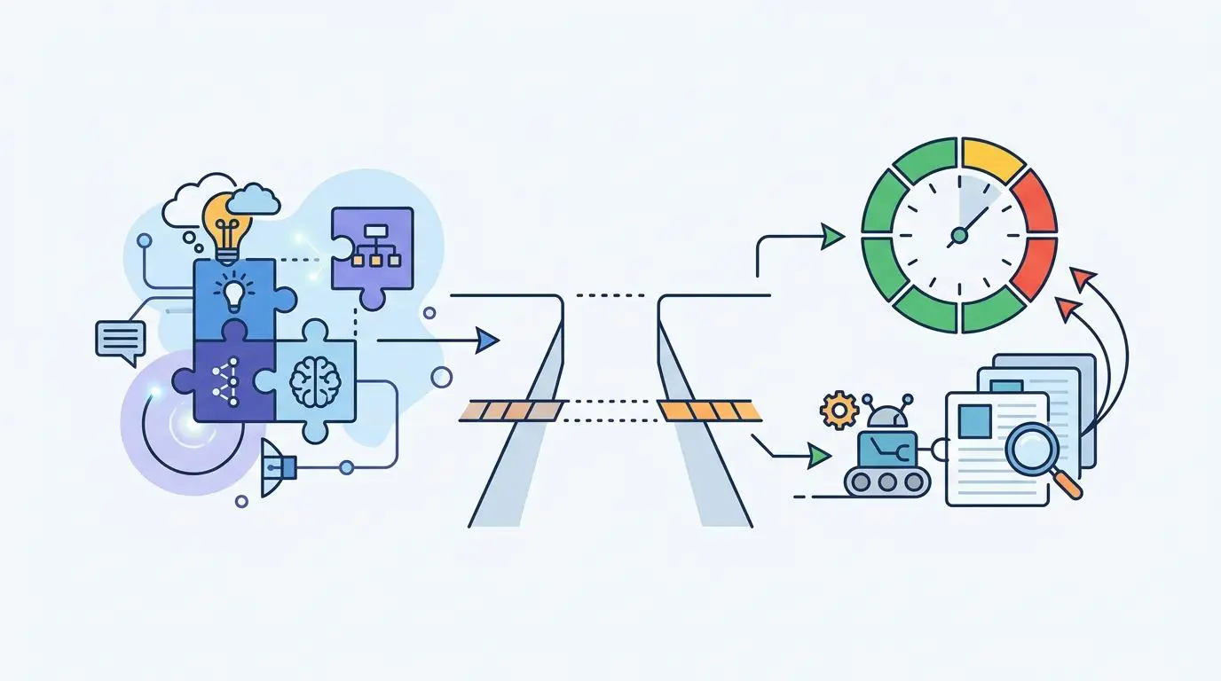 Bridging a latent semantic gap for improved site crawl budget using AI.