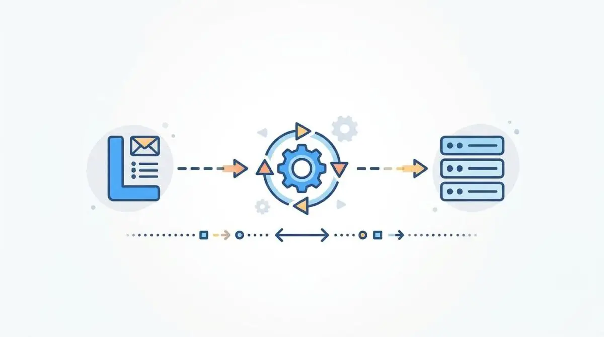 Lemlist campaign data flowing through Zapier integration and into a database.