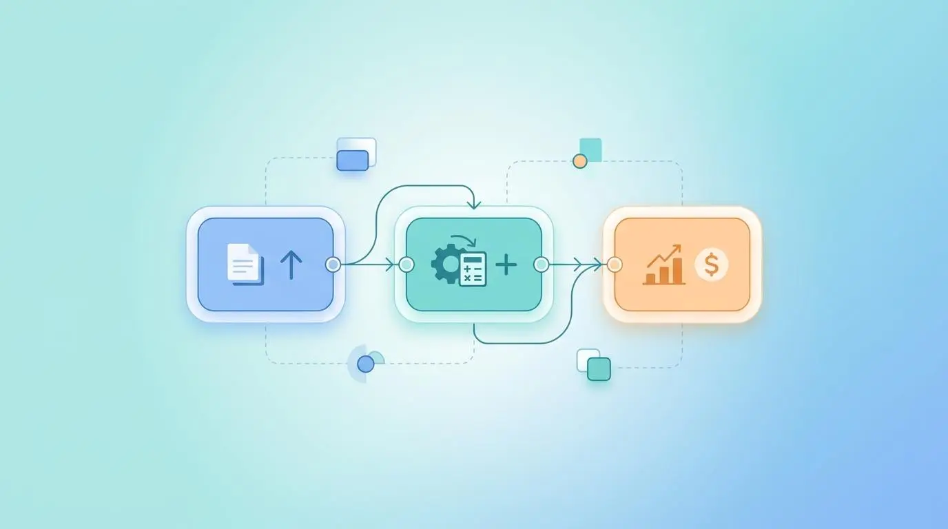 Visual no-code financial workflow automation for daily Telegram bot financial reports.
