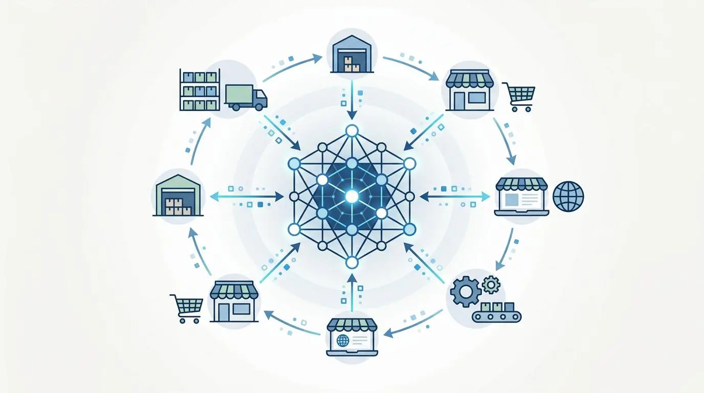 Real-time inventory synchronization database architecture diagram for retail POS systems.