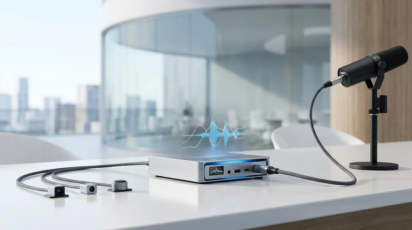 Baidu Ernie Bot Platform: Multimodal sensor stream processing with real-time audio visualization.