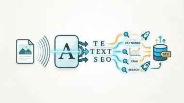 Real-time OCR text extraction for SEO analysis of keywords, rank, and search metrics.