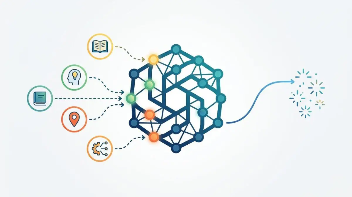AI injects semantic entities for enhanced GEO and generative engine optimization, boosting topical authority.