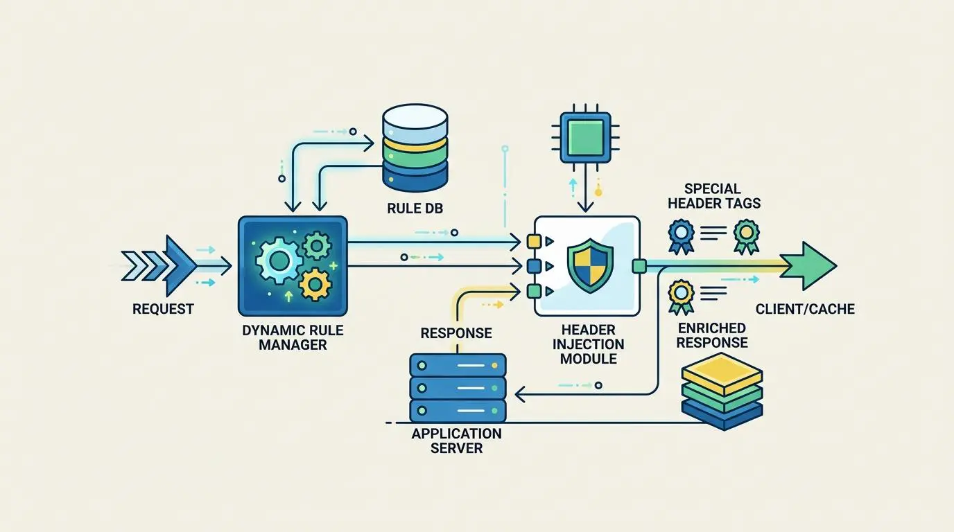 Dynamic speculation rules header injection server architecture diagram for pre-rendering API JSON.
