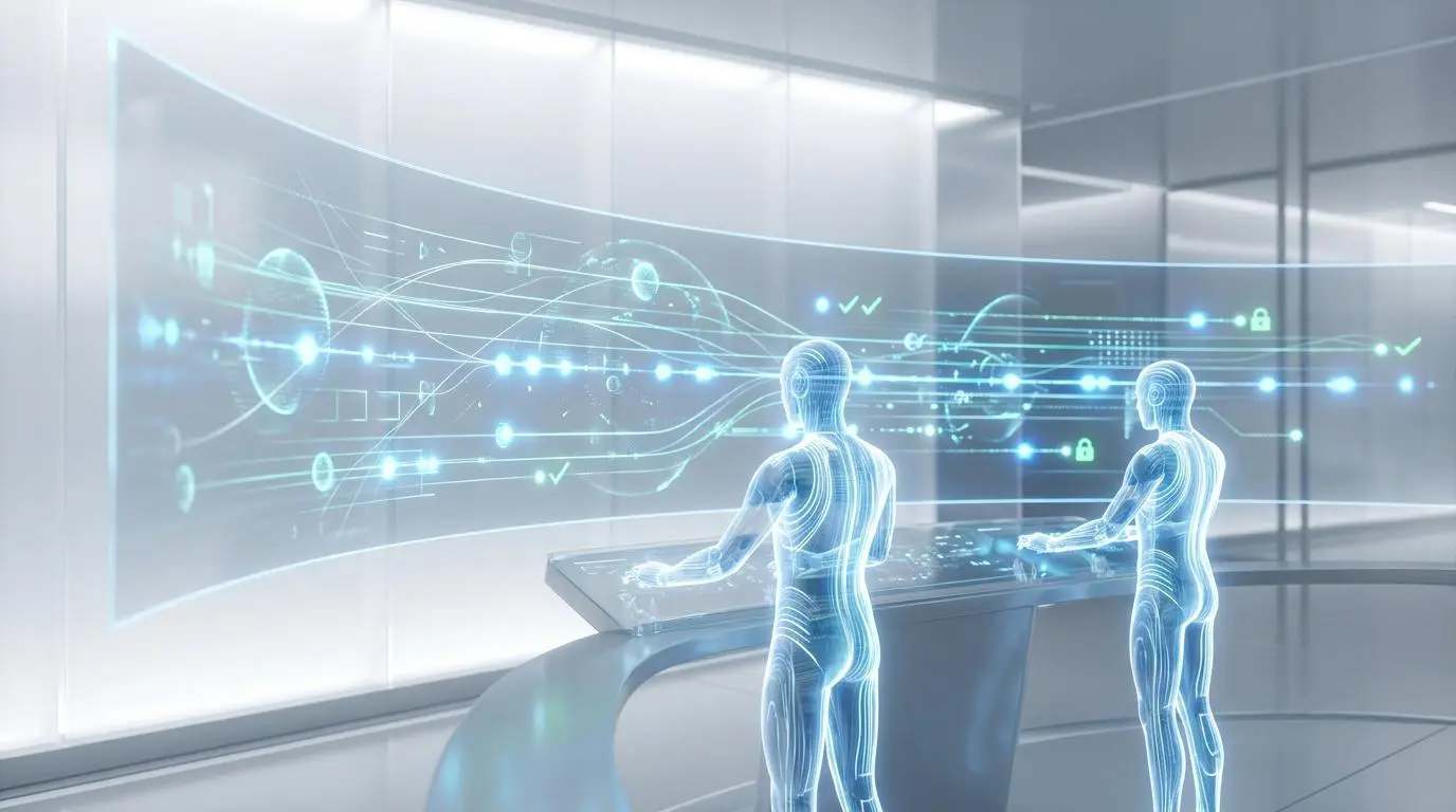 Synthetic auditors overseeing continuous control monitoring for GRC process automation.