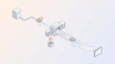Isometric scene: origin server sends cookie header, Cloudflare cache rule intercepts and removes it for faster data flow.