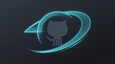 GitHub Octocat silhouette inside a glowing radar arc symbolizing stateless MCP protocol for scalable AI agent deployments.