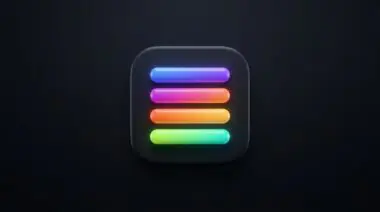 App icon with four gradient bars on dark squircle representing Kimi K3 trillion-parameter boost on LM Studio Bionic.