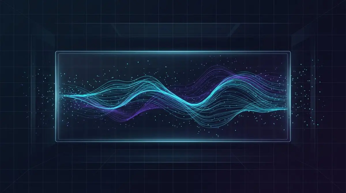 Secured vault viewing port revealing purple and cyan Claude conversation data streams for independent research
