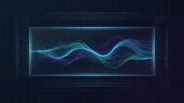 Secured vault viewing port revealing purple and cyan Claude conversation data streams for independent research