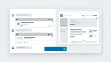 ChatGPT conversation with WordPress.com admin action cards and a confirm approval gate beside a website preview