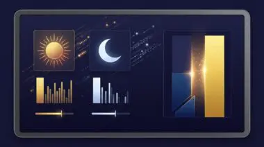 Developer dashboard mockup with GPT-6 Sol sun and GPT-6 Luna crescent cards, token price meters halving costs versus rivals.