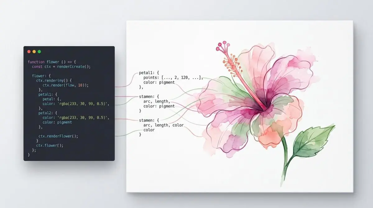 Training a coding model to paint watercolours with TRL and OpenEnv