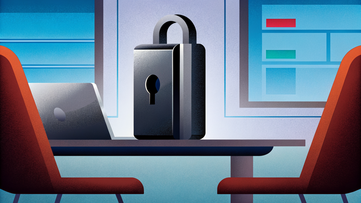 DMARC email authentication policy enforcement system in a modern business network security scene.