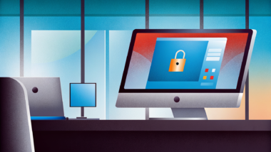 Dark web monitoring dashboard detecting compromised credential data leaks with red alerts.