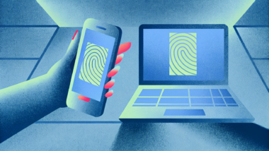 FinTech digital identity secure user verification system with biometric and blockchain technology.