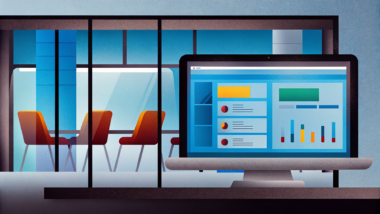EHS software dashboard displaying compliance risk management and incident tracking metrics.