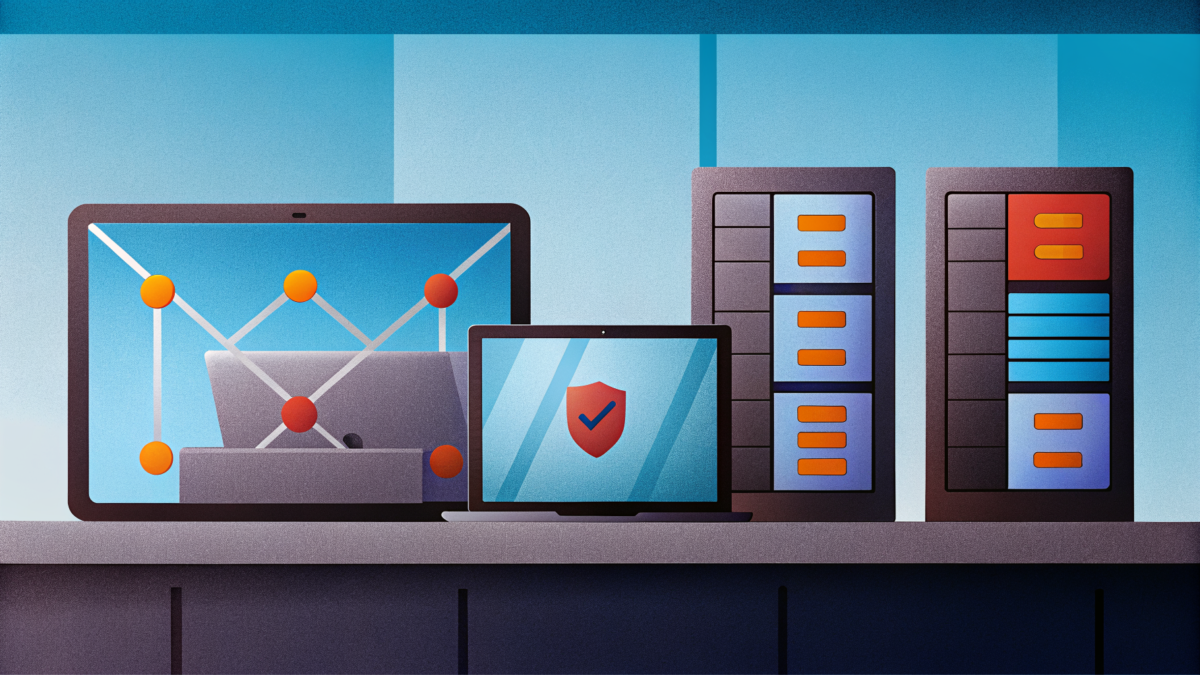 Ethical hacking team conducting authorized penetration testing on network servers.