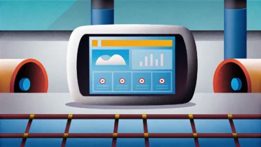 Real-time production tracking dashboard in a Manufacturing Execution System (MES) showing live data.
