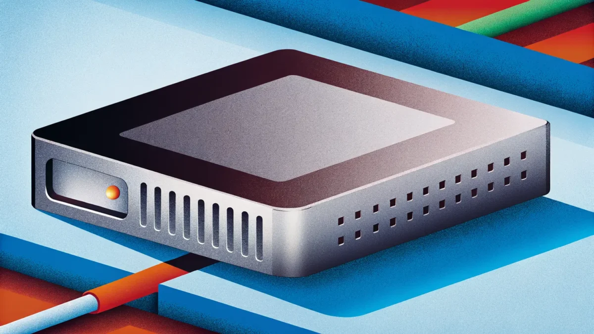 Next-Generation Firewall performing deep packet inspection on network traffic in a modern business environment.