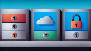 Cloud provider and customer sharing security responsibilities in a modern business scene.