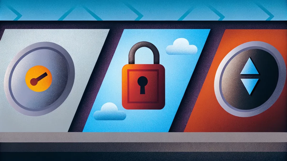 Shift Left Security integration in early SDLC stages with code and shield icons.