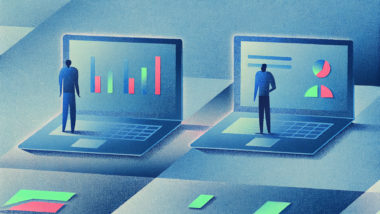Automated tax reporting system with digital finance and data calculation interface.